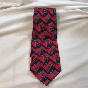 MLB Los Angeles Angels Baseball Neck Tie